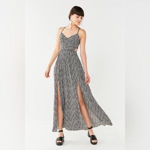 NWT UO Lace Up Maxi Dress